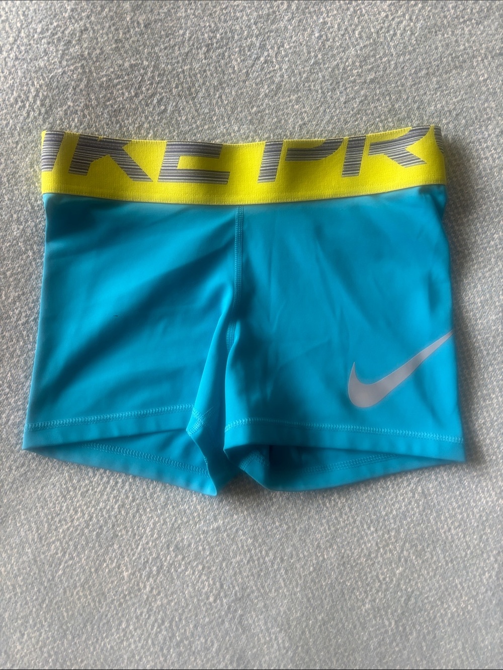 Nike blue spandex shorts